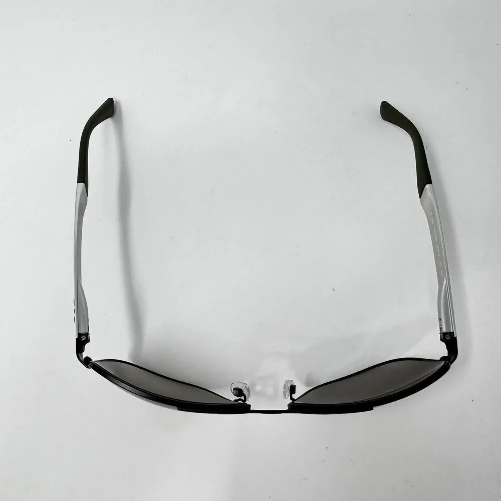 Emporio Armani EA2064 3225/8E Sunglasses 62-16-130 Aviator Black Silver